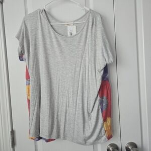 Be Stage Gray Women's Top Sz Medium Nwt
